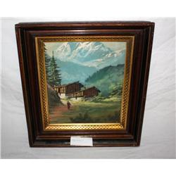 Framed Oil on Canvas