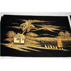 Bamboo Stitch Art 11" x 15"  Times the Money