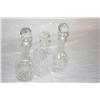 Image 2 : Lots of Crystal Decanters With Glass Stoppers