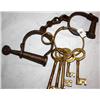 Image 2 : Vintage Handcuffs With Vintage Set Of Keys