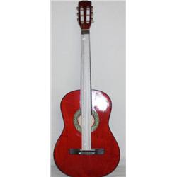 38" Dark Brown Acoustic Guitar Set