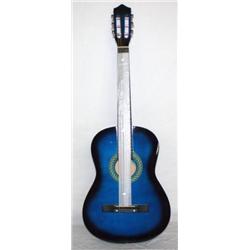 38" Blue Acoustic Guitar Set
