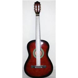 38" Coffee Color Acoustic Guitar Set