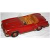 Red Wooden Car Model Of A Old Mercedes 14" Long
