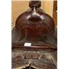 Image 1 : Dark Brown Leather Horse Saddle