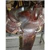 Image 2 : Dark Brown Leather Horse Saddle