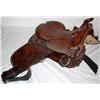 Image 1 : Brown Leather Horse Saddle