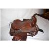 Image 2 : Brown Leather Horse Saddle