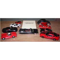 Lots Of 9 Model Cars With Car Book