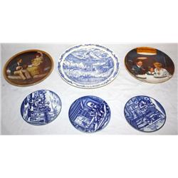 Lot of 5 Collector Plates
