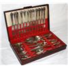 Image 1 : Wooden Case With Silverware Set