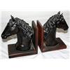 Wooden Horse Head Book Ends