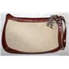 Small Tan & Brown (AK) Anne Klein Hand Bag