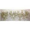 Image 1 : Lot of Etched Crystal Stemware