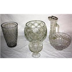 Box Lot of Fine Glass and Crystal