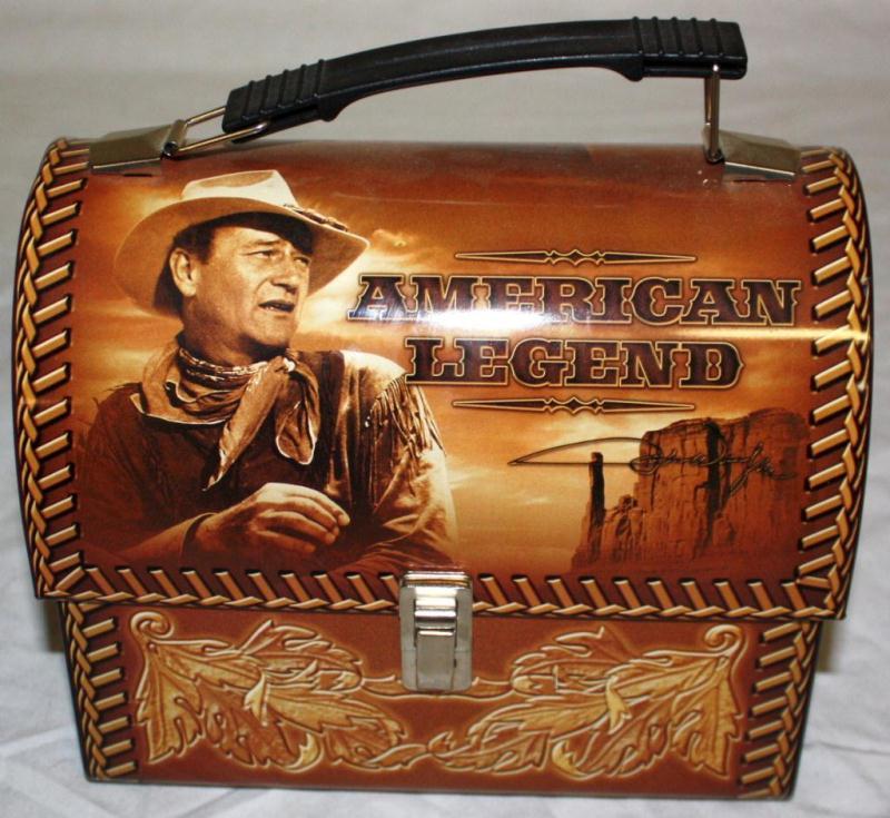 John Wayne American Cowboy Retro Lunch Box