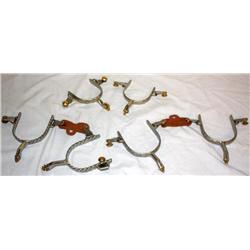 Lots Of 3 Pairs Of Spurs