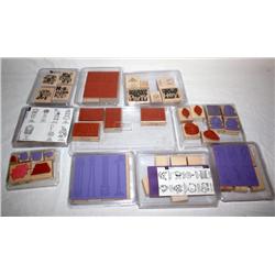 Lot of Craft Stamps-- in Box