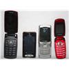 Image 4 : 4 Samsung Cell Phones 3 For T Mobile & 1 for AT&T