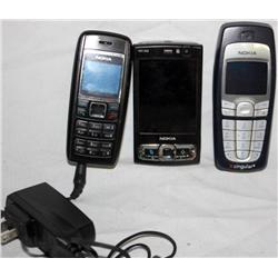 3 Nokia Cell Phones 1 Slide Music & Camera Phone,