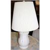 1 White Ceramic Lamp