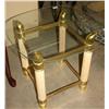 Image 1 : Glass Top End Table