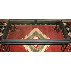 Three Glass Top End Tables & a Coffee Table