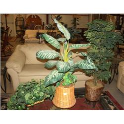 Lot of 3 Artificial Plants