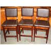 Image 1 : Lot of 3 Chair Stools