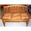 Image 1 : Padded Wood Bench