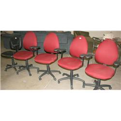 Lot of 5 Office Chairs