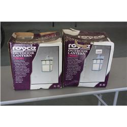 2 Outdoor Lanterns By Royce Lighting