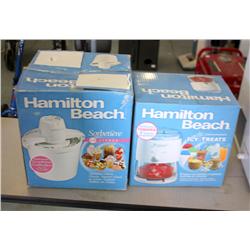 Hamilton Beach Ice Cream  & Ice Treats Maker
