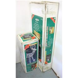 Holiday Sled & Reindeer  Lawn Lights