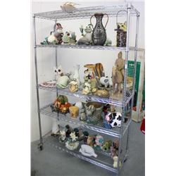 Rack Lot of Misc Statues