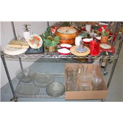 Rack Lot of Misc. Items