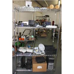 Rack Lot of Misc Electronics