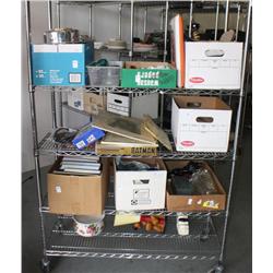 Rack Lot of Misc Items