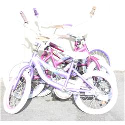 Lot of Three Misc. Girl Bikes