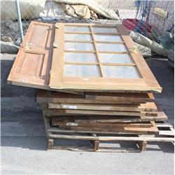 Pallet of Misc Doors