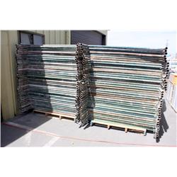 2 pallets of Scaffolding+1 of Pallet Cross Braces