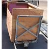 Image 1 : Bin w/ Rolling Metal Cart