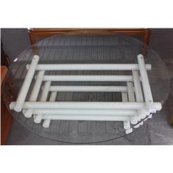 Round Glass Top Table