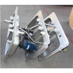 Lot of Three Stain Less Sinks