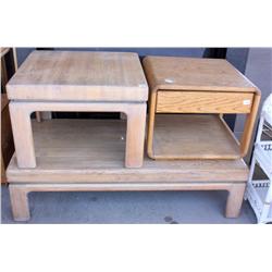 2 End Tables & Center Coffee Table