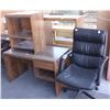 Image 1 : Office Chair, Desk & Entertainment Center