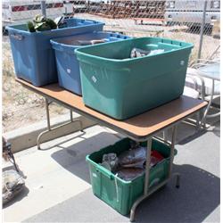 Table Lot of Misc Items