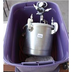 Spray Gun With Hose & Tank