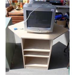 Computer Monitor & Shelf