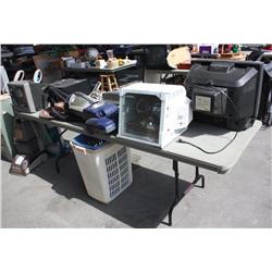 Table Lot of Misc. Household Items